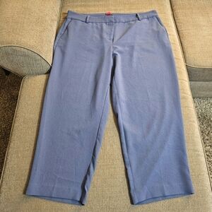 Vince Camuto Blue Seashell Casual Office Career Dress Pants Trousers Size 18W